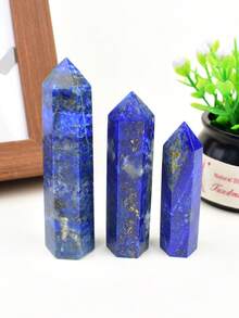 1 pieza Vara de cuarzo cristal natural amarillo citrino piedra de curación en forma de hexágono punta de vara de curación joyería - citrino - Ver 10