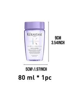Kérastase 80毫升 BLOND ABSOLU 亮泽保湿洗发水，蕴含透明质酸和雪花莲提取物，增强头发光泽，深层补水，令头发柔软轻盈，特别适合漂染或挑染过的头发。 - Hydrating illminating - 查看 8