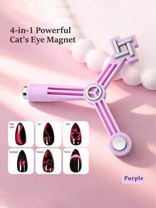 New Upgraded Multi-Functional Nail Art Strong Cat Eye Triangle Shaped Cat Eye Tool, Spring/Summer - Multicolor - View 11