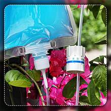 Bolsa de riego por goteo para plantas dispositivo de riego automático con bolsa de agua bolsa de goteo para plantas sistema de riego automático kit de riego automático para riego de plantas en maceta 8 piezas - como en la foto - Ver 7