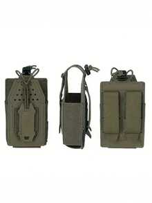 Túi đựng bộ đàm không dây chiến thuật, Giá đỡ bộ đàm săn bắn, Túi treo bộ đàm kiểu mở miệng, Túi đựng băng đạn bằng nylon MOLLE - Nhiều màu - Xem 6