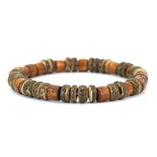 diffone 复古手工木珠手链 8mm 男士复古木质手链 时尚饰品 - 復古木頭手鍊 - 查看 13