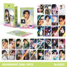 1盒30张双面激光SK新专辑方灿LOMO卡，全息照片卡，高清照片卡，收藏卡，周边派对用品，节日礼物，收藏品 - 彩色 - 查看 9