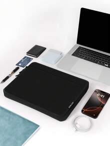 SENLASI 适用于蓝色、黑色、灰色 13-15.6 英寸笔记本电脑的笔记本电脑包，也适用于 MacBook、HP Chromebook 和 Surface 笔记本电脑，黑色 - 查看 8