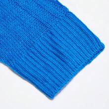 Adidas 春秋季高领针织套头毛衣，时尚个性女装 IL8535 - 鳥羽藍 - 查看 4