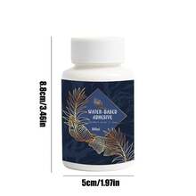 Bộ keo dán acrylic nhũ vàng 100ml, keo thủ công mỹ nghệ, keo phủ bóng - Keo kim loại gốc nước kèm cọ dùng cho các dự án thủ công, vẽ tranh và nghệ thuật. - sapphire - Xem 2