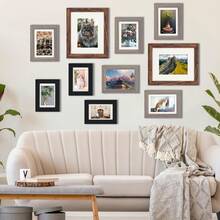 Tomnk Picture Frames Set, 15 Pack Black Picture Frames Collage Wall Decor For Assorted Photos, Three 8x10, Six 5x7, Six 4x6 For Wall Hanging Or Tabletop Display - Nhiều màu - Xem 10
