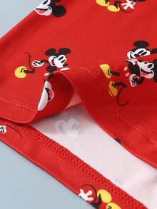 Disney 3条装卡通涂鸦印花男士内裤，松紧腰带男士平角内裤 - 彩色 - 查看 2