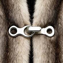 2/4/6/8 Pairs Alloy Invisible Hook And Eye Fasteners, Collar Hooks, Pant Hooks, Leather And Fur Coat Hooks, Anti-Exposure Clasps - Multicolor - View 7