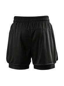 3pcs Men's Outdoor Sports Training Pants, Quick-Dry Breathable Elastic Shorts For Running, Gym - Multicolor - View 2