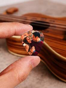 Custom Photo Guitar Pick, Custom Text Guitar Pick, Personalized Bass Guitar Accessories, Guitar Pick, Musician Gift, Guitar Pick Gift, Mother's Day Gift, Father's Day Gift - Multicolor - View 6