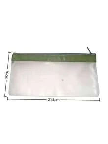 1个透明粉绿色简约大容量学生文具包，返校季 - 筆袋 - 查看 2