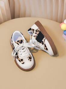 Fashionable Casual Baby Sneakers, Lightweight & Comfortable Unisex Kids Shoes - White - View 8