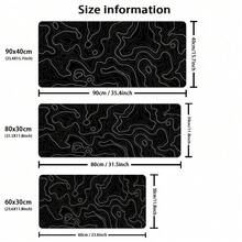 1 Tấm lót chuột hình chó dễ thương, thảm lót bàn hình chó Westie hoạt hình, thảm lót bàn màu vàng cỡ XXL, tấm lót chuột chơi game hình chó Kawaii, phụ kiện bàn làm việc thẩm mỹ, quà tặng cho người yêu chó, tấm lót chuột chơi game chống trượt cho máy tính xách tay và bàn phím, trang trí văn phòng. - Xem 4