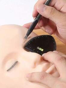 1 Set Reusable Precise Eyebrow Stencil Template, Quick Eyebrow Shaping Ruler, Suitable For Beginners To Professional Makeup Artists, Eyebrow Tattoo Stencil Beauty Tool - Multicolor - View 4