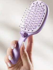 1支折叠式自清洁发梳。一梳即可轻松去除碎发，顺滑不拉扯。方便携带，干湿两用。适用于直发和卷发。 - 彩色 - 查看 8