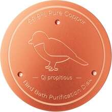 1/2pcs Copper Bird Bath Tray, 0.6mm Reinforced 99.99% Pure Copper Cleaning Plate With 3-Point Support, Enables Year-Round Physical Cleaning Water For Outdoor Bird Bath Bowl - One Red One - View 6