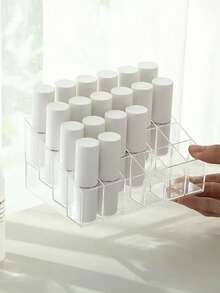 Transparent PS Plastic Square Storage Box, Jewelry Gift Packaging Box, Holiday Candy Packaging - Clear - View 9