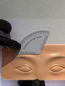 1/2/3pcs Reusable Quick Eyebrow Design Ruler Microblading Shaping Permanent Makeup Tattoo Stencil Tools - Multicolor - View 2