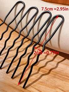 金属发髻固定器，高髻盘发发夹，简约百搭慵懒发夹，4齿/7齿女士发夹，女士适用，配饰，女士配饰，女士，美发工具，美容配饰，卷发，配饰，女士适用，秋季，旅行，美发工具，女士配饰，美发用品，秋季，女士适用，旅行，女士配饰，女士，美发工具，美发用品，用品，美容配饰，礼物，旅行，美发用品，圣诞礼物，头部配饰 - 金色 - 查看 8