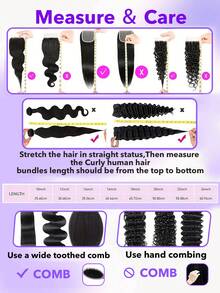 10A Brazilian Straight Human Hair Bundles 22 22 22 Inch 3 Bundles Straight Brazilian Virgin Hair Wefts - Silky Straight Remy Extensions For Women High-Quality Weavings - 3 Pieces Set Brazilian Human Hair Weave, Natural & Durable, Natural Black#1B #2 #4 - Multicolor - View 9