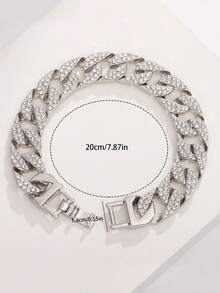 Bộ đồng hồ 2 món sang trọng này là sự kết hợp giữa đồng hồ thạch anh nữ đính kim cương toàn phần, thiết kế tối giản và thời trang, cùng với vòng tay hình trái tim đính kim cương, thích hợp cho các lễ hội, tiệc tùng, đám cưới, họp mặt và đeo hàng ngày, là món quà tuyệt vời nhất dành cho phái nữ. - Bạc - Xem 7
