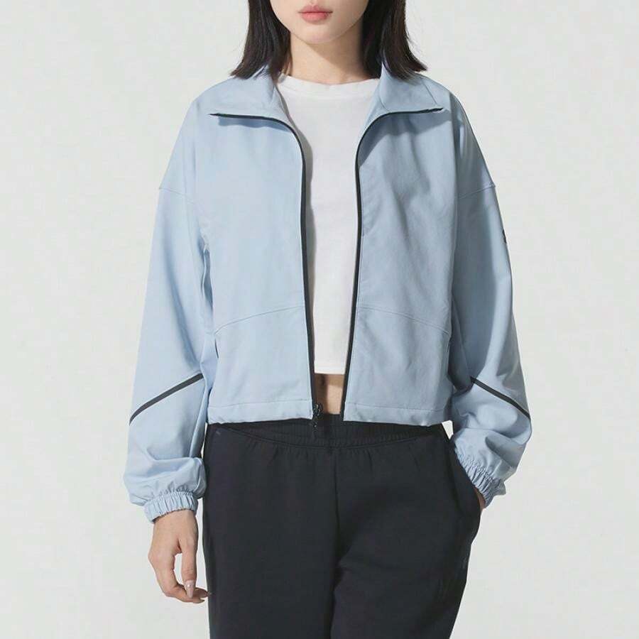 Under Armour Áo khoác Unstoppable Jacket-BLU, Áo khoác dệt/Áo khoác ngoài dành cho nữ, Thích hợp mặc hàng ngày, chạy bộ, tập thể dục. - Màu xanh lam - Xem 1