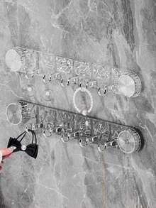 吸盘波浪形挂钩，免钻孔强力承重浴室马桶墙面无缝挂钩，免钻孔门后衣钩，浴室厨房强力承重无缝悬挂式挂钩 - 彩色 - 查看 8