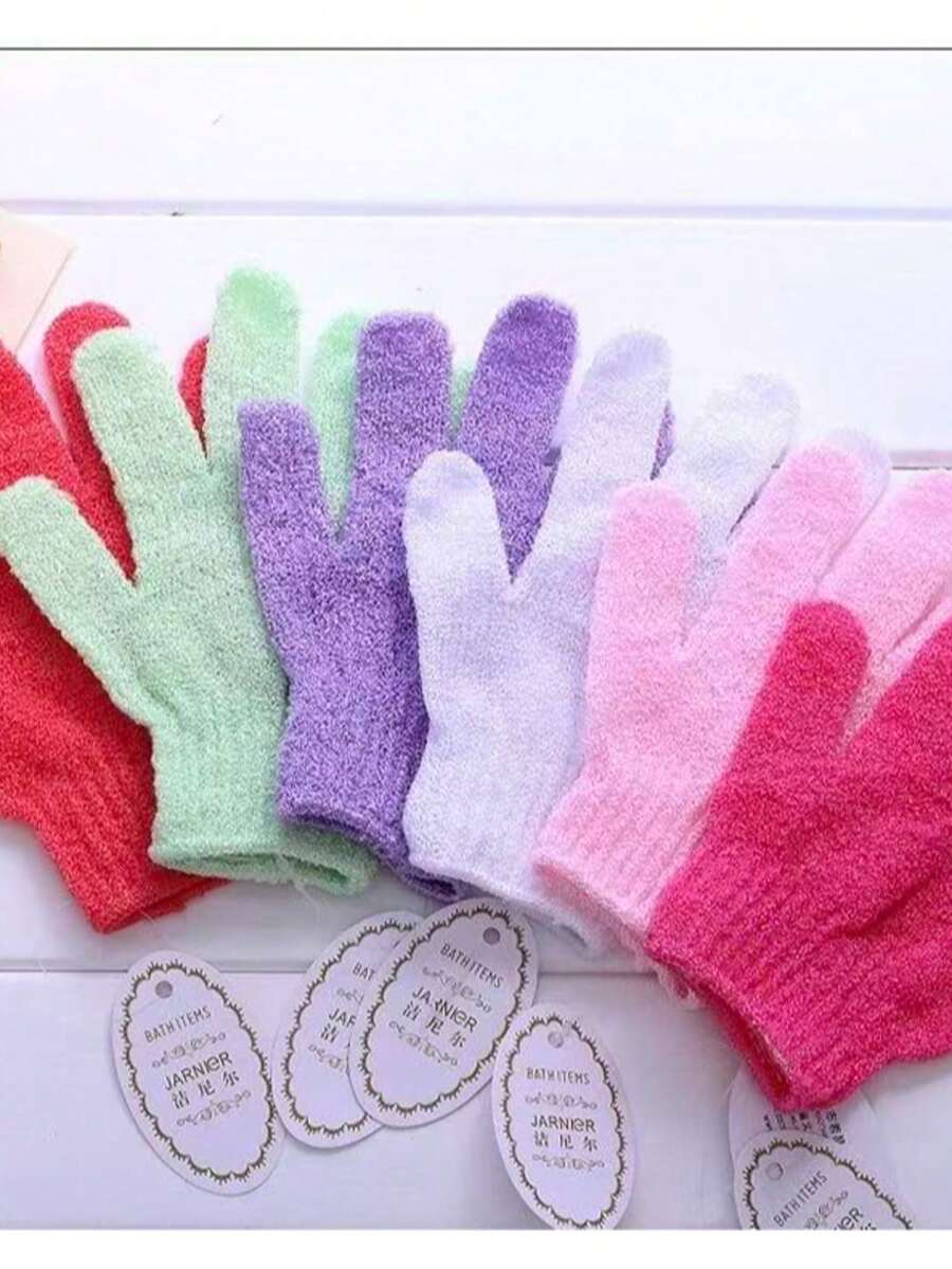 1件/2件/8件套去角质沐浴套装，双面去角质手套，去角质沐浴手套，身体磨砂手套，去角质沐浴手套 - 身体清洁工具 - 多色 - 查看 1