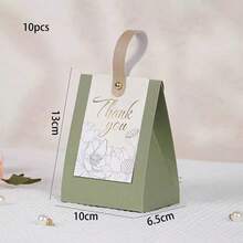 10pcs/Pack Wedding Party Gift Candy Box, High-End Paper Box, Souvenir, Birthday Party, Suitable For Various Festivals And Anniversaries - View 20