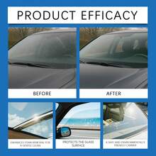 Limpiador de vidrio 2 en 1, proporciona una visión clara en días lluviosos, limpieza diaria del parabrisas y el espejo retrovisor - Líquido - Ver 6