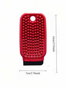 Cepillo de limpieza multifuncional 3 en 1 de silicona: Lavador de frutas y verduras, pelador, alfombrilla resistente al calor. Cepillo de silicona flexible para una limpieza, pelado y protección contra el calor fáciles. ¡Simplifica la limpieza de la cocina! - Multicolor - Ver 2