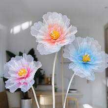 50cm künstliche Pfingstrose - elegante Hochzeitsdekoration, Blumenarrangement für Raumhintergrund, realistischer grüner Stiel, perfekt für Valentinstag, besondere Anlässe, rustikale Hochzeiten, Geburtstagsgeschenke, Abschlussfeiern und mehr. - Verschiedenfarbig - Übersicht 6