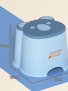 Plastic Small Stool, Cartoon Stool For Home Use, Bathroom Shower Stool, Small Chair, Creative Bench - Multicolor - View 15