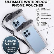 Waterproof Waist Bag, Outdoor Waterproof Bag, EVA Swimming Waist Bag, Waterproof Phone Storage Bag, Lightweight Sealed Zipper Pouch - Suitable For Hiking, Travel, Beach, Outdoor, Boating, Kayaking, Swimming, Camping, Picnicking And Other Activities - Beach Waist Pack, Ideal For Outdoor Water Sports, Beach Party, Valentine's Day, Mother's Day, Independence Day, Thanksgiving - Black - View 20