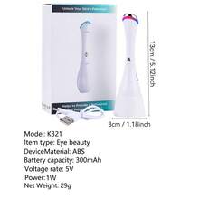 Electric Eye Massager Wand Heat Vibration Lifting Firming Device Massage Electric Eye Beauty 300mAh - Multicolor - View 10