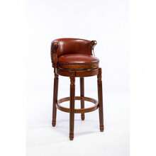 Barstools - Brown + Genuine Leather + 29.5IN - View 6