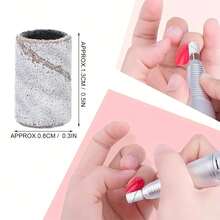 100 Pieces Nail Sanding Bands Nail Manicure Great Fit For Nail Drill Bits For Acrylic Nails - Multicolor - View 6
