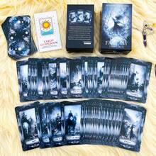 78-Card Tarot Deck Set, Dark Fantasy Style, Includes Guidebook, Suitable For Beginners To Advanced Players, Divination Tool, Card Game - Multicolor - View 5