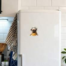 Can I Have A Taste? The Small Chef Havanese Dog Wearing A Fluffy Hat Has A Pitiful Look, Its Nose Twitching, Its Paws Resting On The Plate. The Little Kitchen Havanese Has A Big Culinary Dream. - H - View 4