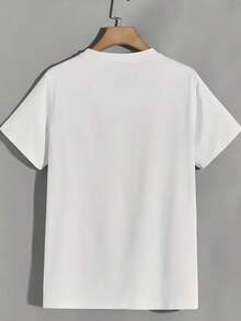 Beat It Piano T-Shirt | Lightweight, Breathable, Crew Neck, Suitable For Outings, Casual Wear, Everyday Style, Outdoor Activity, Machine Washable, Vintage Style, Regular Fit - 白色 - 查看 2