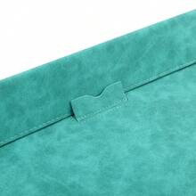 Laptop Sleeve Bag Case14-16inch Cashmere PU Waterproof Anti-Friction Compatible With Apple Air Pro Laptop Tablet PC - Mint Blue - View 6