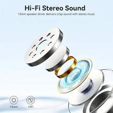 True Wireless Bluetooth Earbuds With Active Noise Cancellation, High-Fidelity Stereo Sound, Wireless Charging Case, Waterproof In-Ear Design, Suitable For Travel, Workout, Gym And Daily Wear - White - View 8