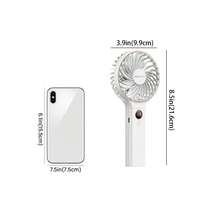 Sweetfull Portable Folding Handheld Fan, 6-Speed Adjustable/USB Rechargeable/With LED Display, Rechargeable And Foldable Personal Fan, Suitable For Outdoor Sports Camping/Study Bedroom Living Room Office Learning Use - Foldable - View 4