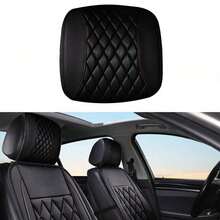 Car Headrest Cover, Soft Leather Dirt-Proof Vehicle Seat Head Rest Protector, Breathable Automotive Interior Protection Dust Covering Accessories, Universal For Most Cars - Neck Pillow - View 1