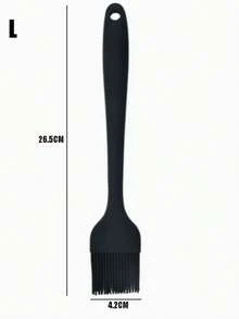 Bộ 2 cọ/1 cọ silicon chịu nhiệt cỡ lớn và rộng màu đỏ đen, dùng để phết dầu, bơ, sốt, nướng, nấu ăn và rửa bằng máy rửa chén. - Xem 15