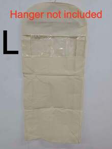 1pc Compressed Dust-Proof Garment Bag With Transparent Window - Space Saving Self-Compression Zipper Hanging Wardrobe Storage Bag - Multicolor - View 15