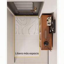 Zapateras Zapatero Moderno 8 Niveles Gran Capacidad Para Entrada Del Hogar - Marrón - Ver 3