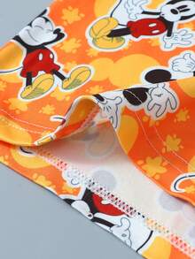 Disney 3条装卡通涂鸦印花男士内裤，松紧腰带男士平角内裤 - 彩色 - 查看 2