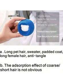 8/15pcs Laundry Sponge Ball, Pet Hair Remover For Laundry, Reusable Drying Washing Ball, Reduce Clothes Pleated, Save Washing Machine Drying Time - Cleaning Ball - View 5